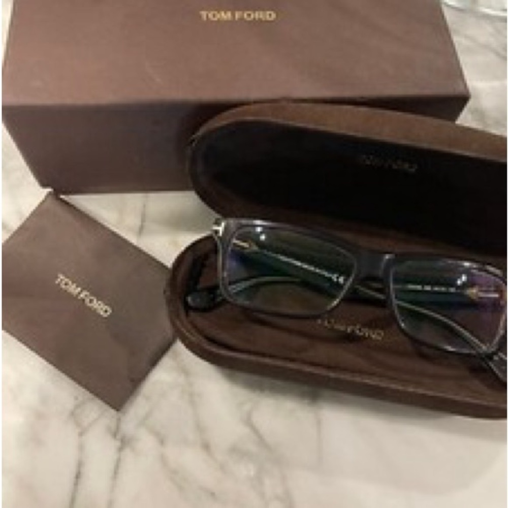 Tom Ford Black Glasses with Case